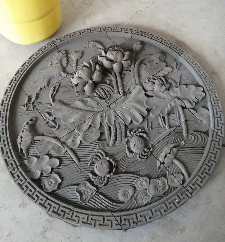 Shi Caidiao engraves machine sample