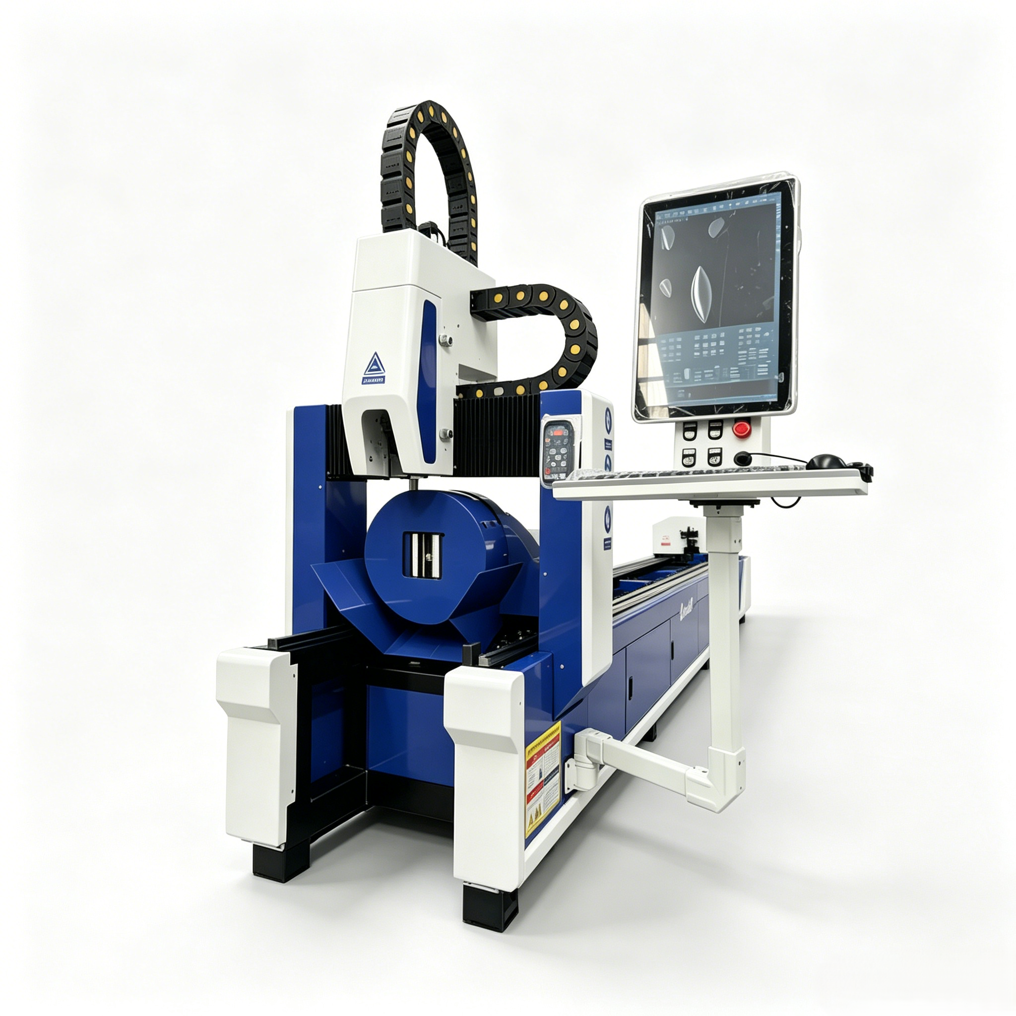 Tube Metal Fiber Laser Cutting Machine